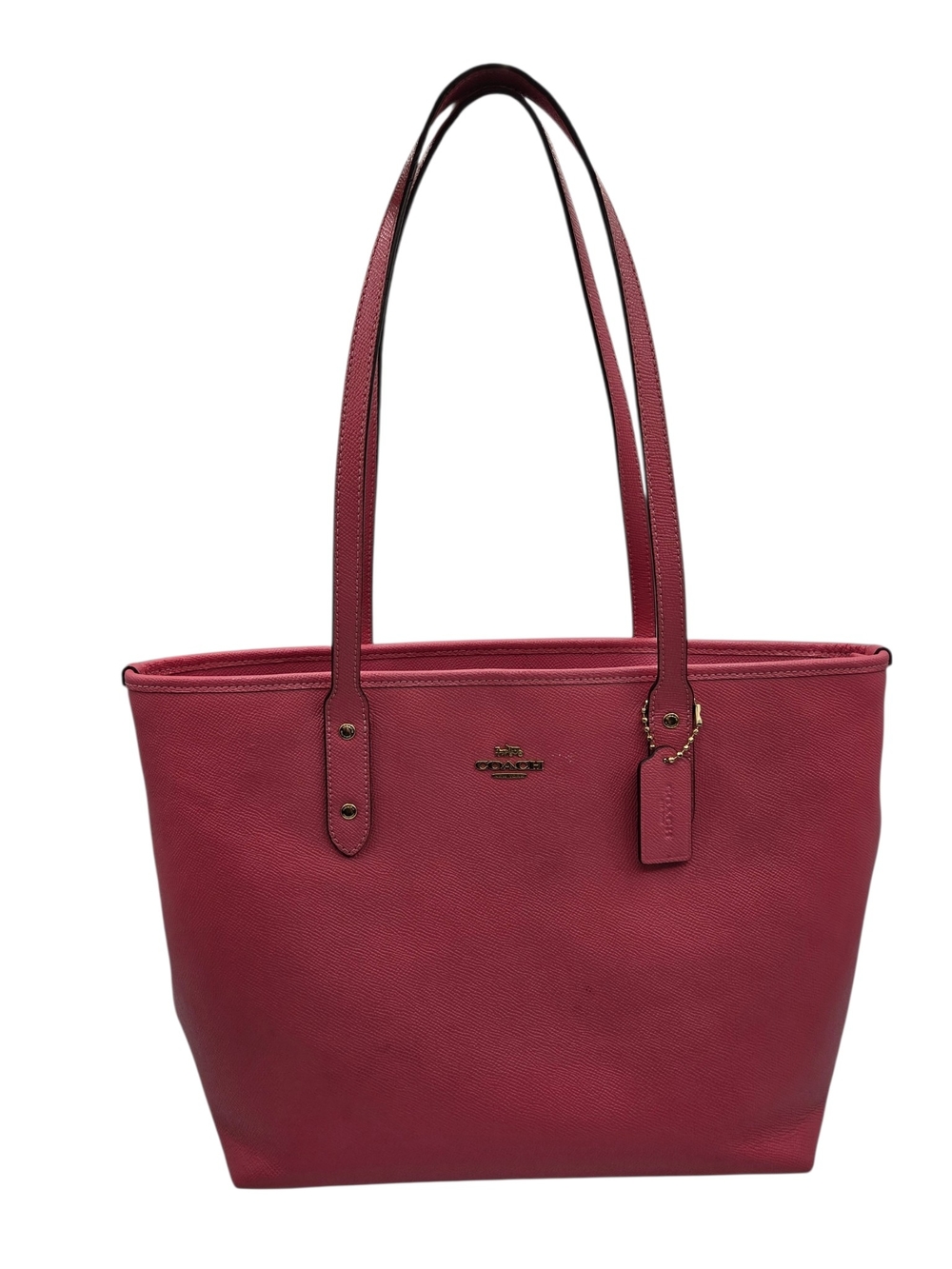 Coach Leather Tote in Pink